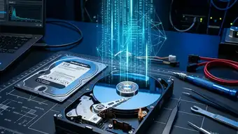 Disco duro averiado → datos recuperados